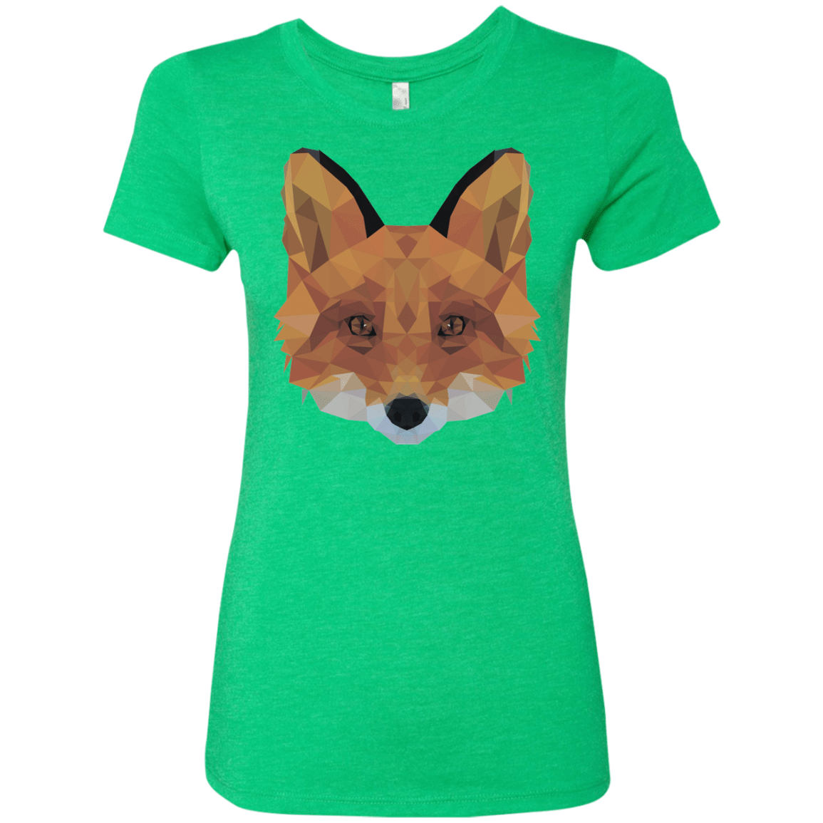 T-Shirts Envy / S Fox Portrait Women's Triblend T-Shirt