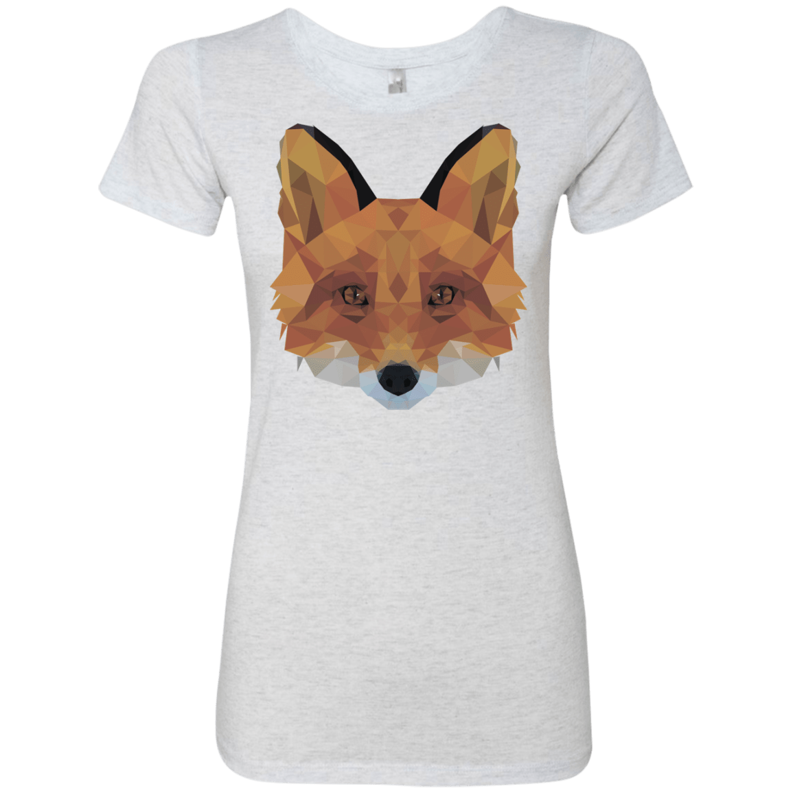 T-Shirts Heather White / S Fox Portrait Women's Triblend T-Shirt