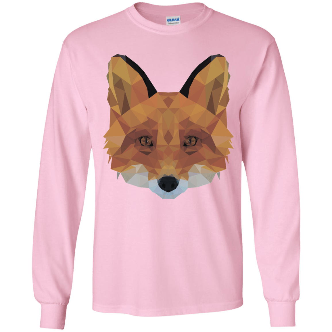T-Shirts Light Pink / YS Fox Portrait Youth Long Sleeve T-Shirt