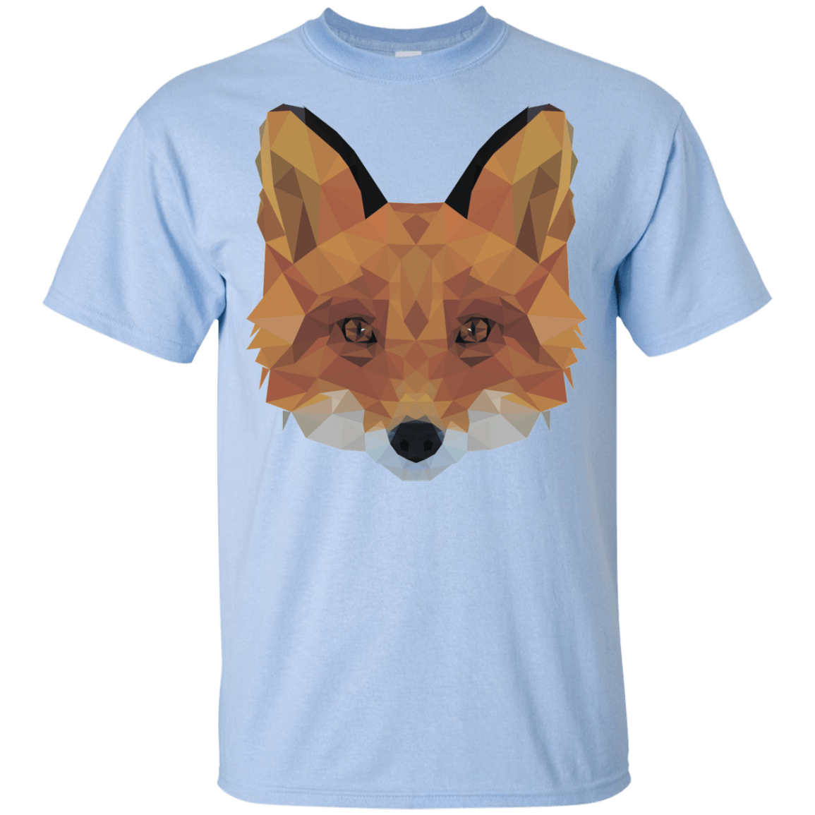 T-Shirts Light Blue / YXS Fox Portrait Youth T-Shirt