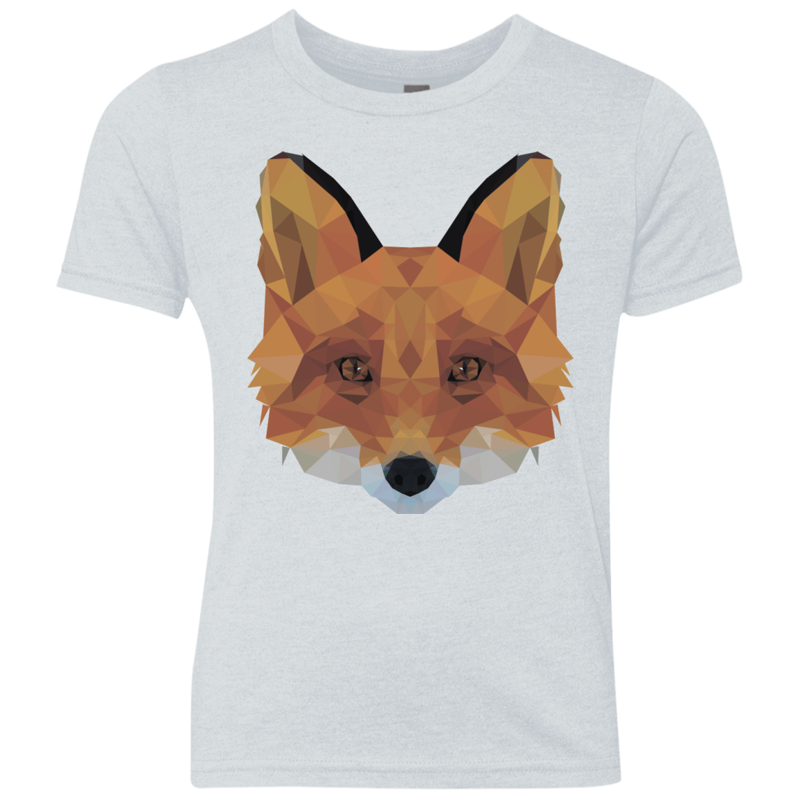 T-Shirts Heather White / YXS Fox Portrait Youth Triblend T-Shirt