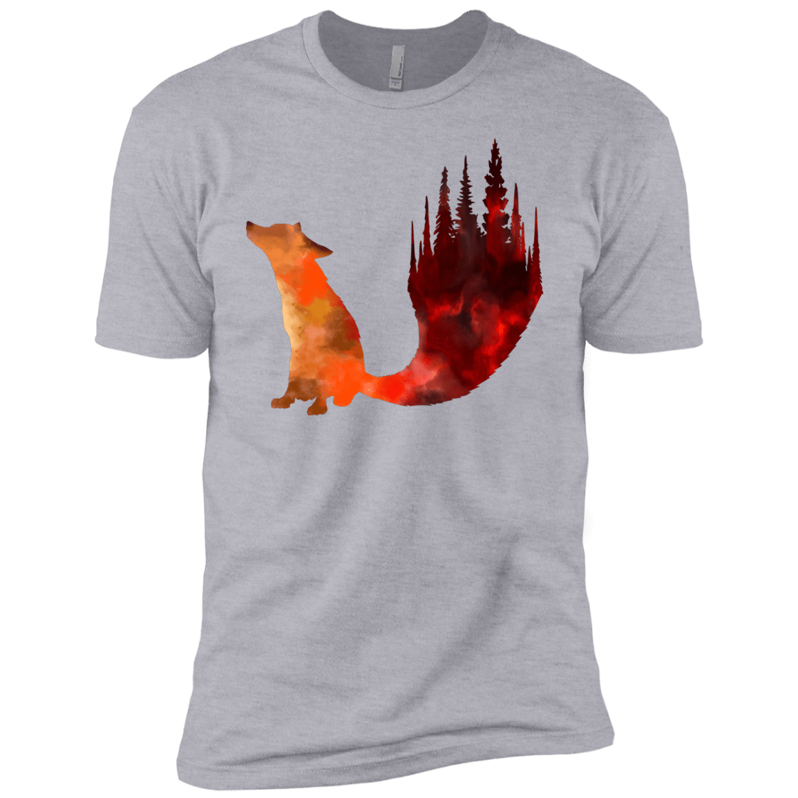 T-Shirts Heather Grey / YXS Fox Tail Boys Premium T-Shirt