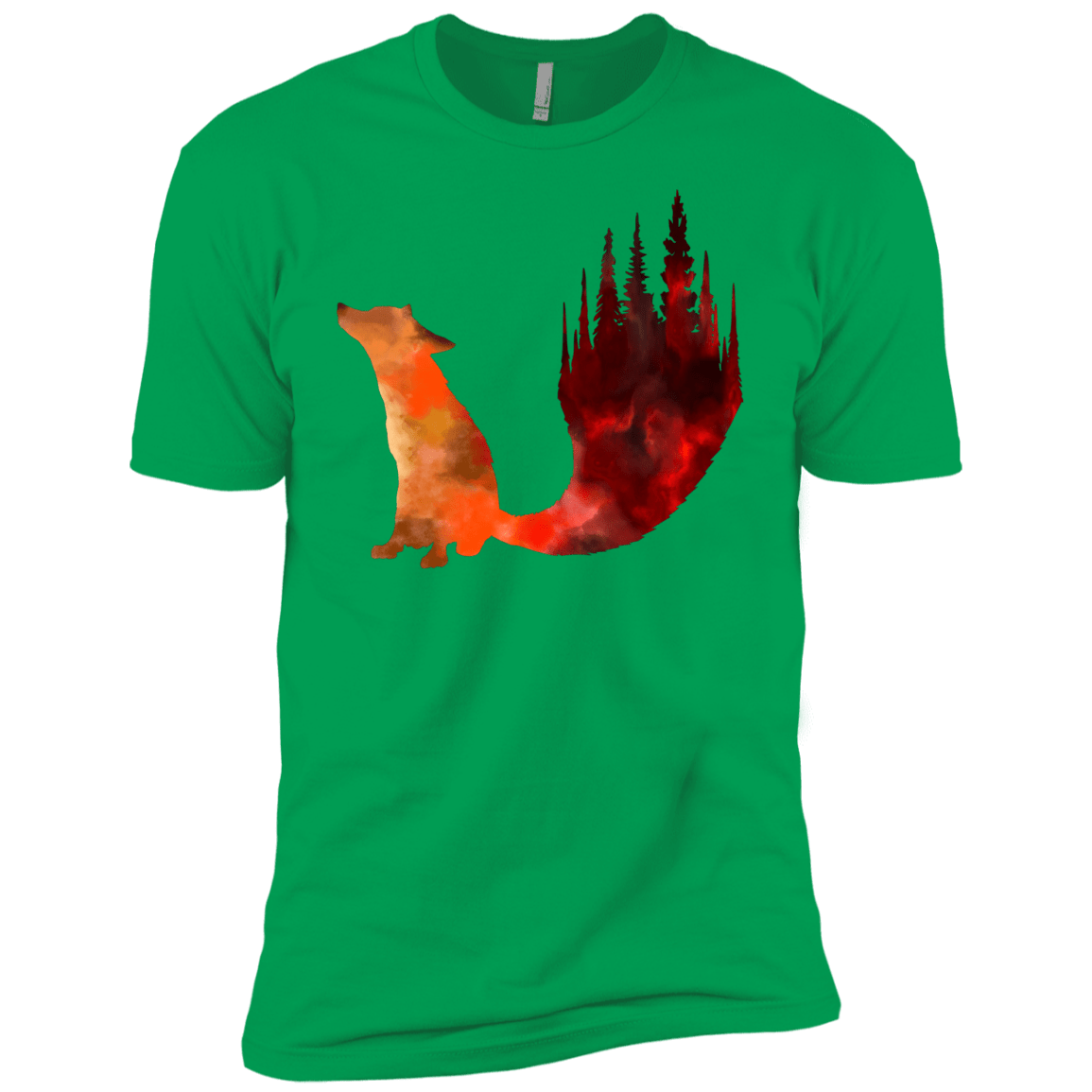 T-Shirts Kelly Green / YXS Fox Tail Boys Premium T-Shirt