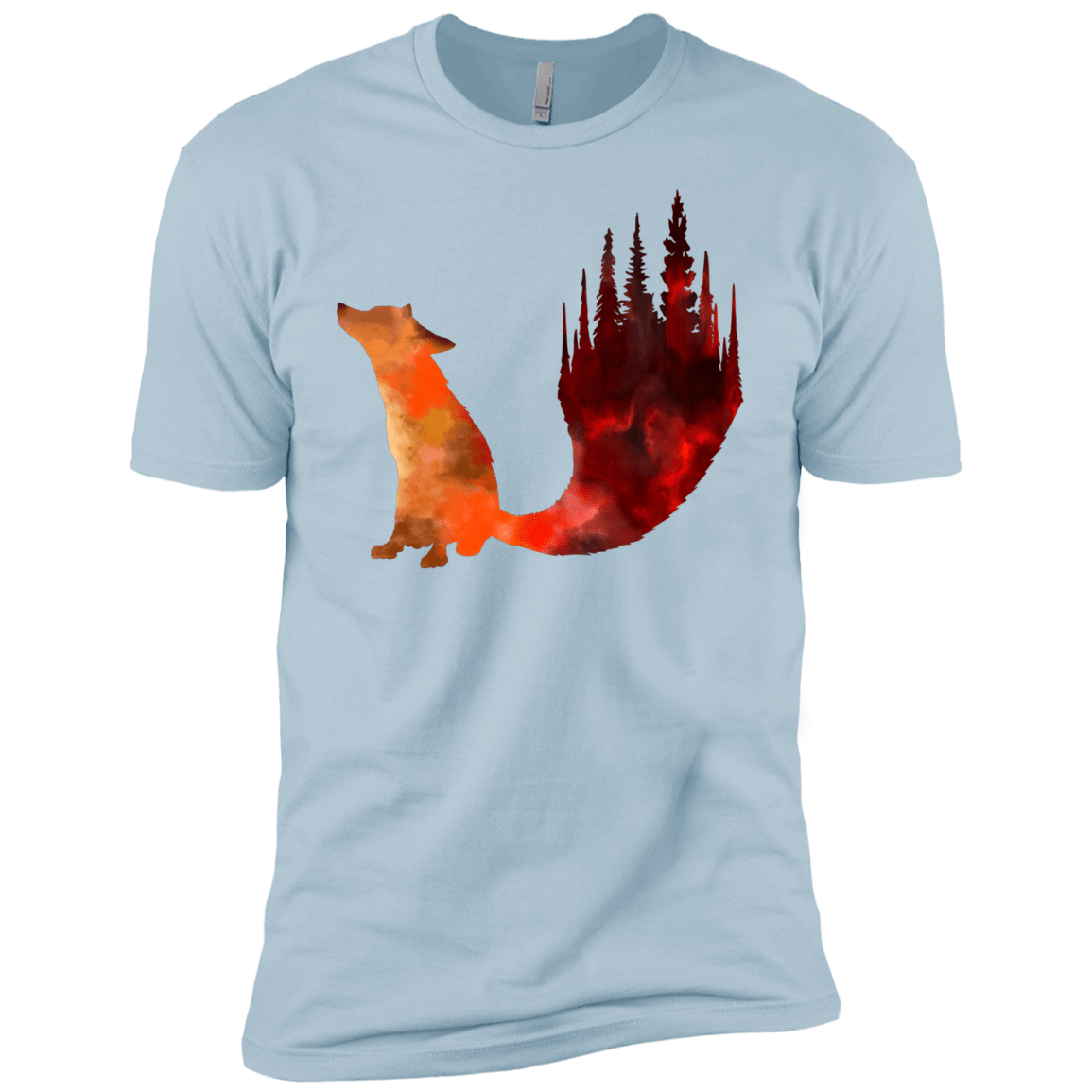 T-Shirts Light Blue / YXS Fox Tail Boys Premium T-Shirt