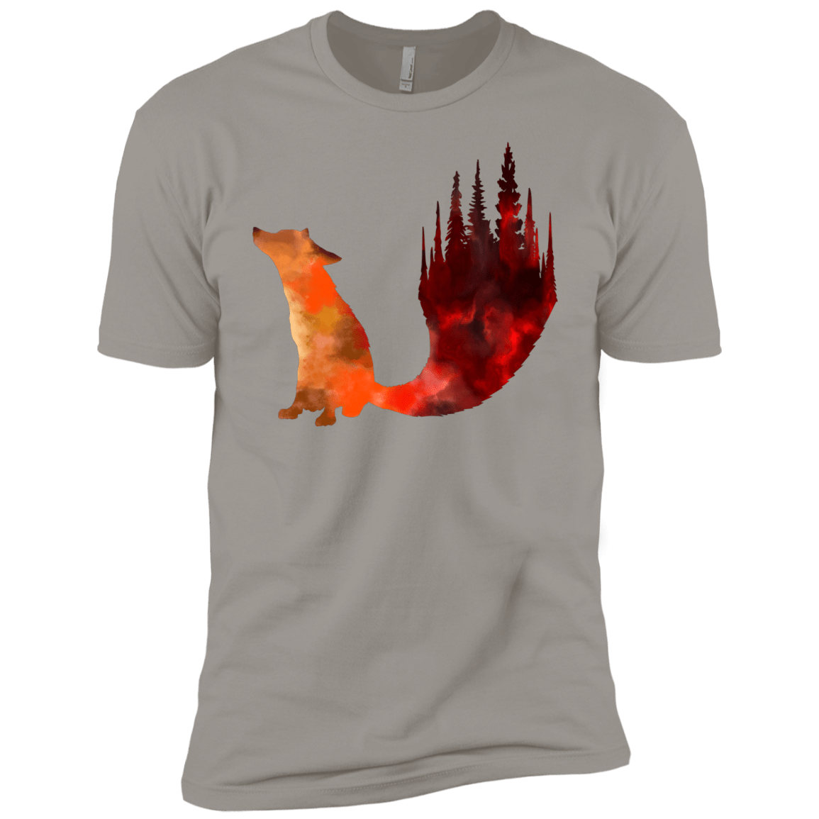 T-Shirts Light Grey / YXS Fox Tail Boys Premium T-Shirt