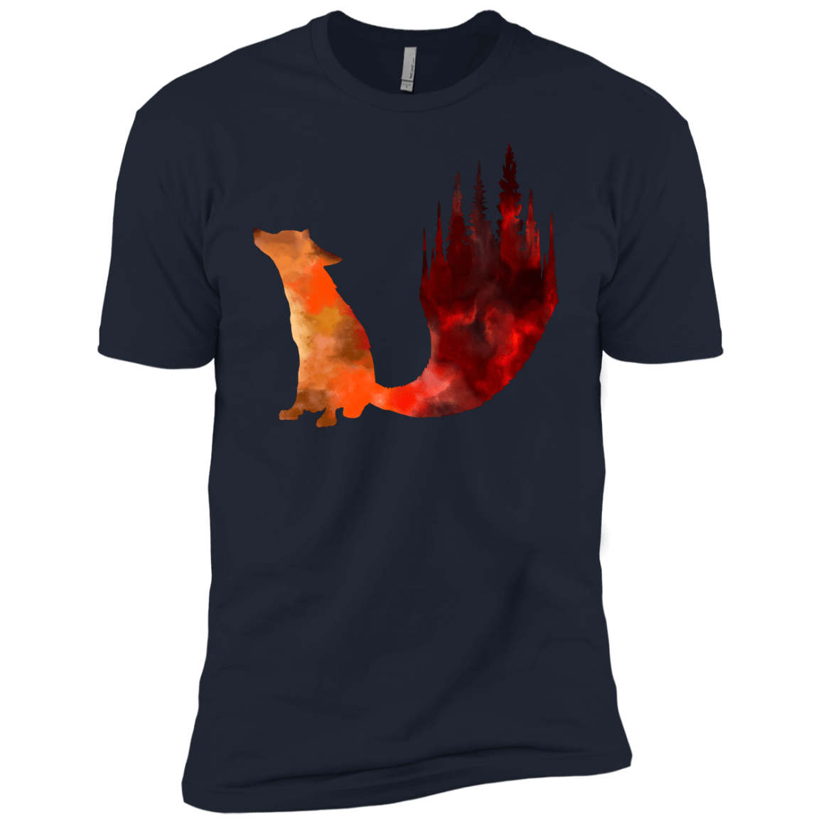 T-Shirts Midnight Navy / YXS Fox Tail Boys Premium T-Shirt