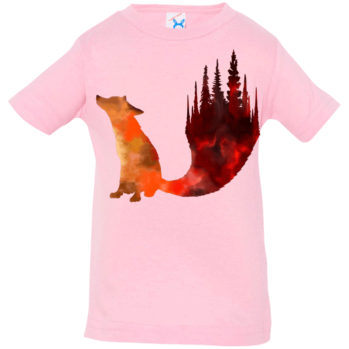 T-Shirts Pink / 6 Months Fox Tail Infant Premium T-Shirt