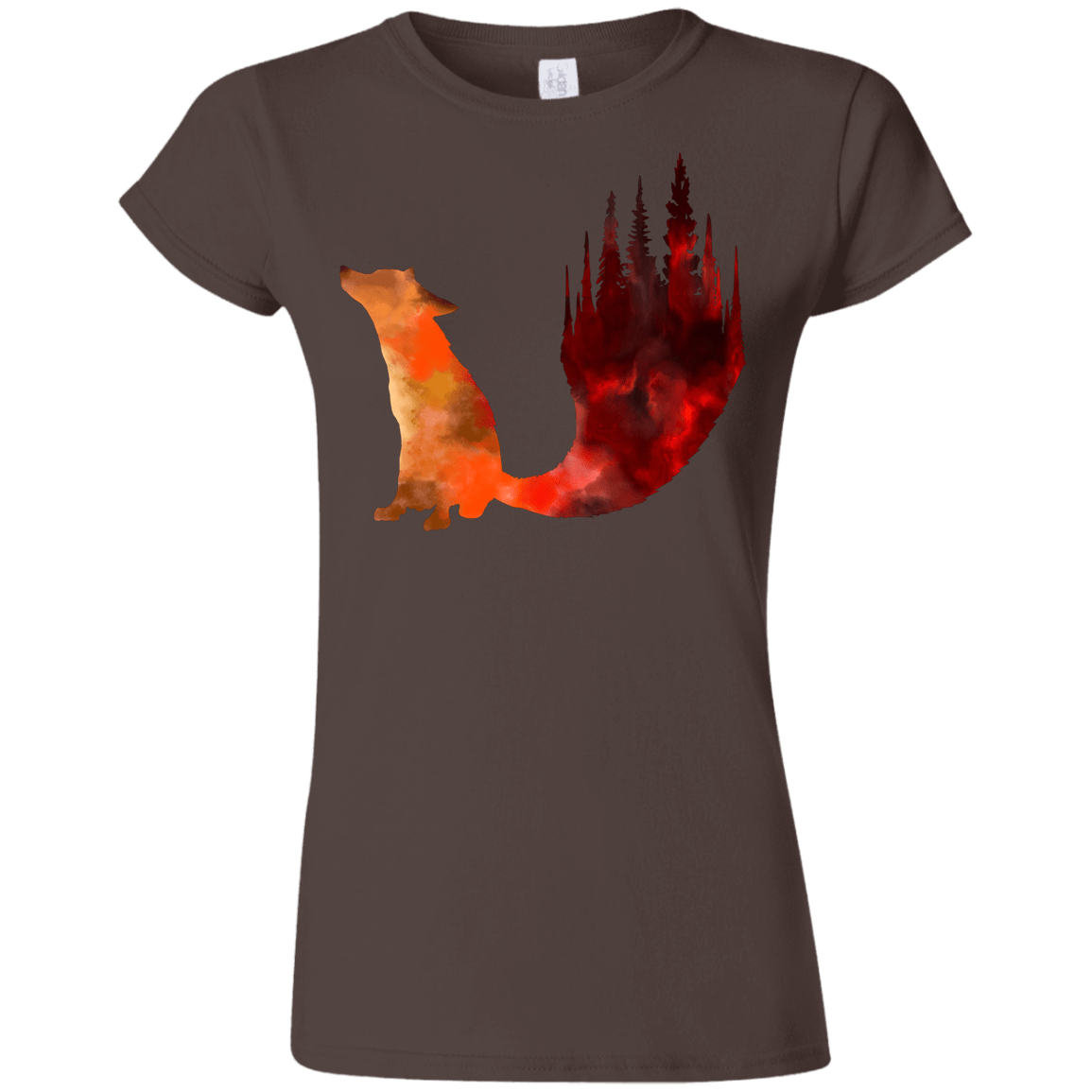 T-Shirts Dark Chocolate / S Fox Tail Junior Slimmer-Fit T-Shirt