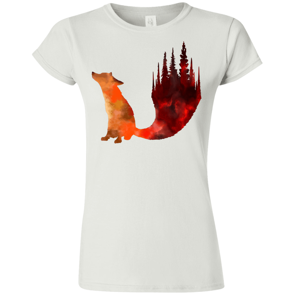 T-Shirts White / S Fox Tail Junior Slimmer-Fit T-Shirt