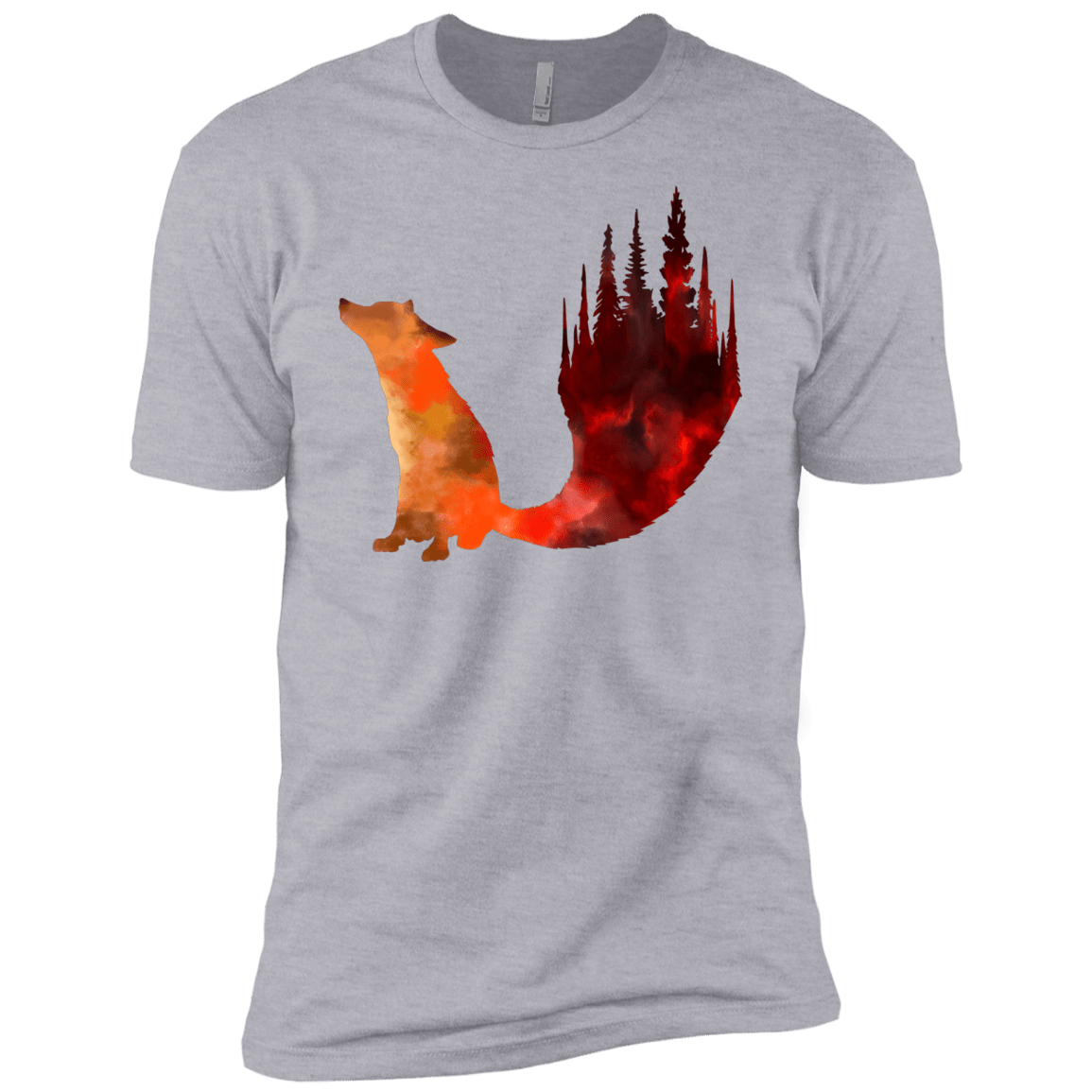 T-Shirts Heather Grey / X-Small Fox Tail Men's Premium T-Shirt