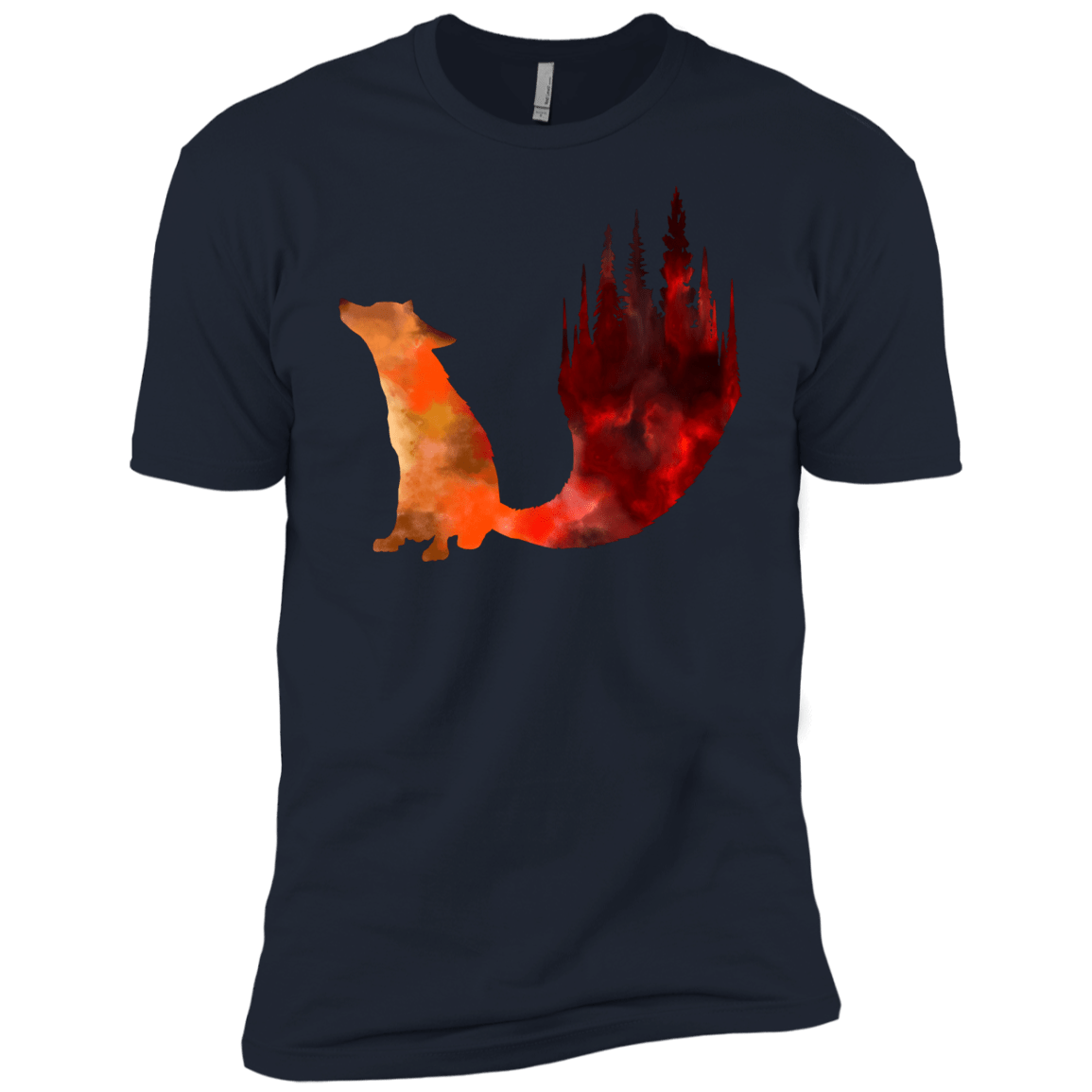 T-Shirts Midnight Navy / X-Small Fox Tail Men's Premium T-Shirt