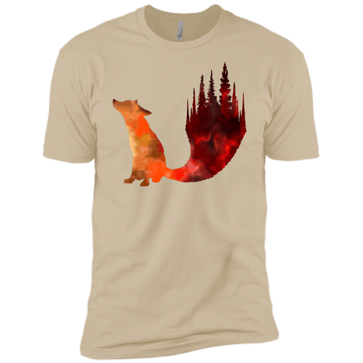 T-Shirts Sand / X-Small Fox Tail Men's Premium T-Shirt