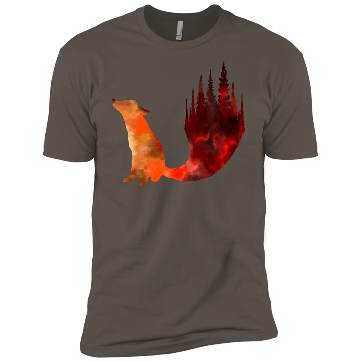 T-Shirts Warm Grey / X-Small Fox Tail Men's Premium T-Shirt
