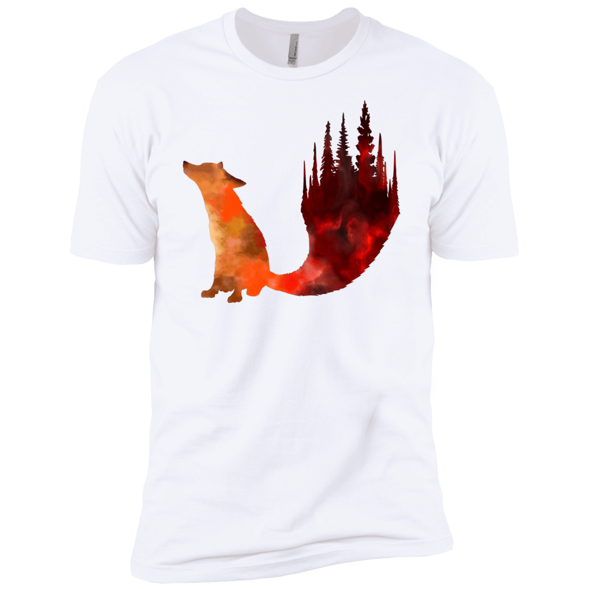 T-Shirts White / X-Small Fox Tail Men's Premium T-Shirt