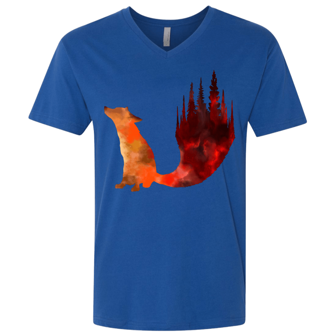 T-Shirts Royal / X-Small Fox Tail Men's Premium V-Neck