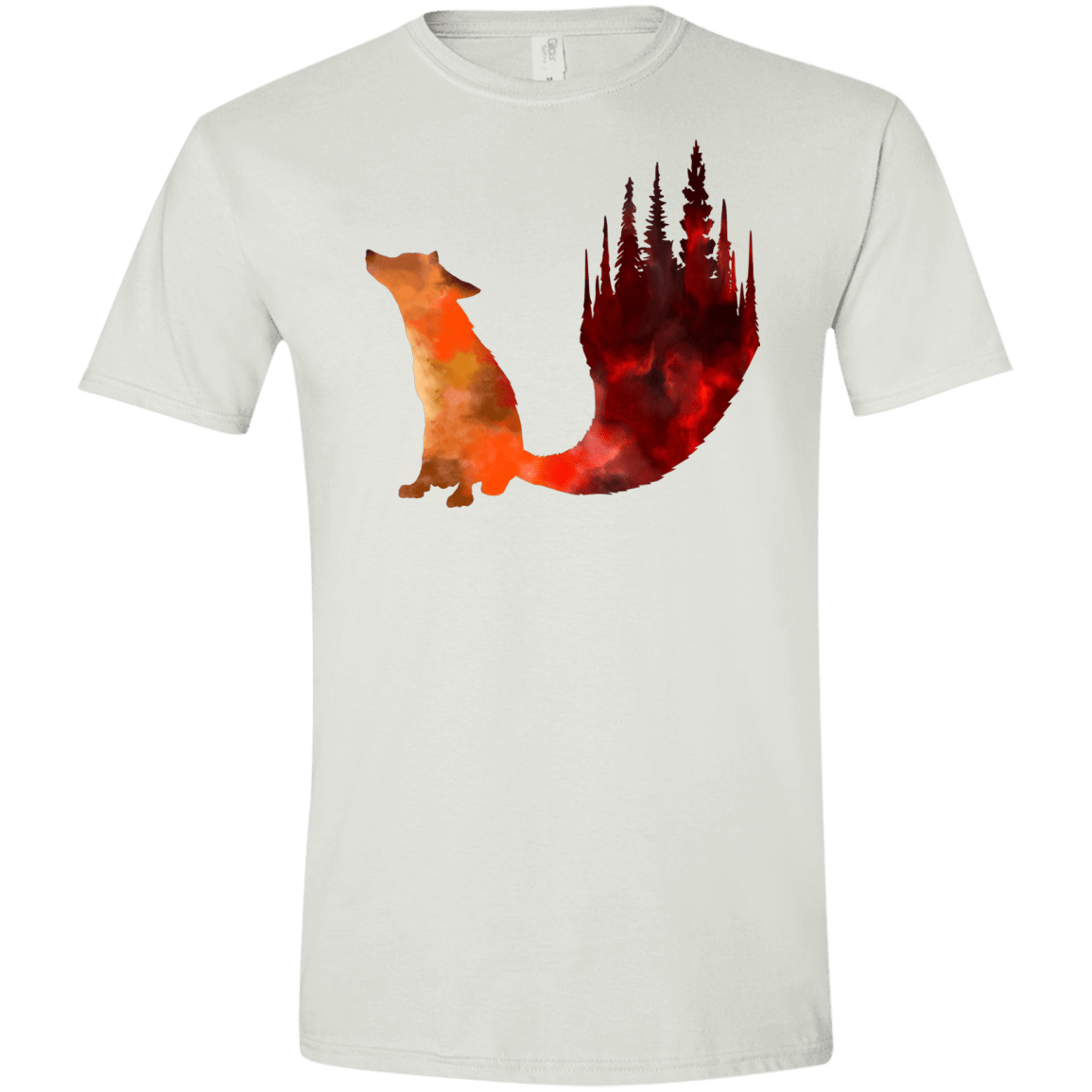 T-Shirts White / X-Small Fox Tail Men's Semi-Fitted Softstyle