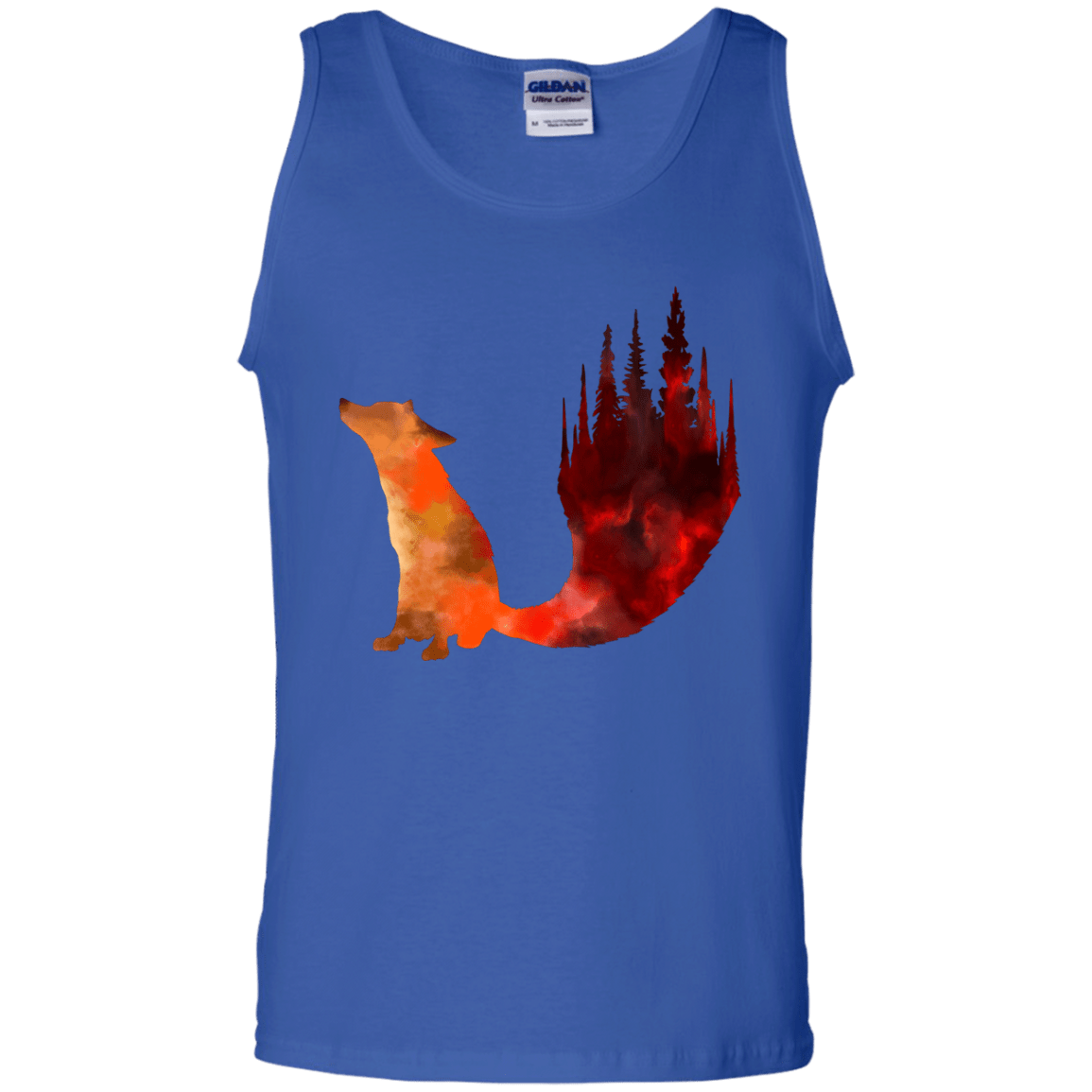 T-Shirts Royal / S Fox Tail Men's Tank Top