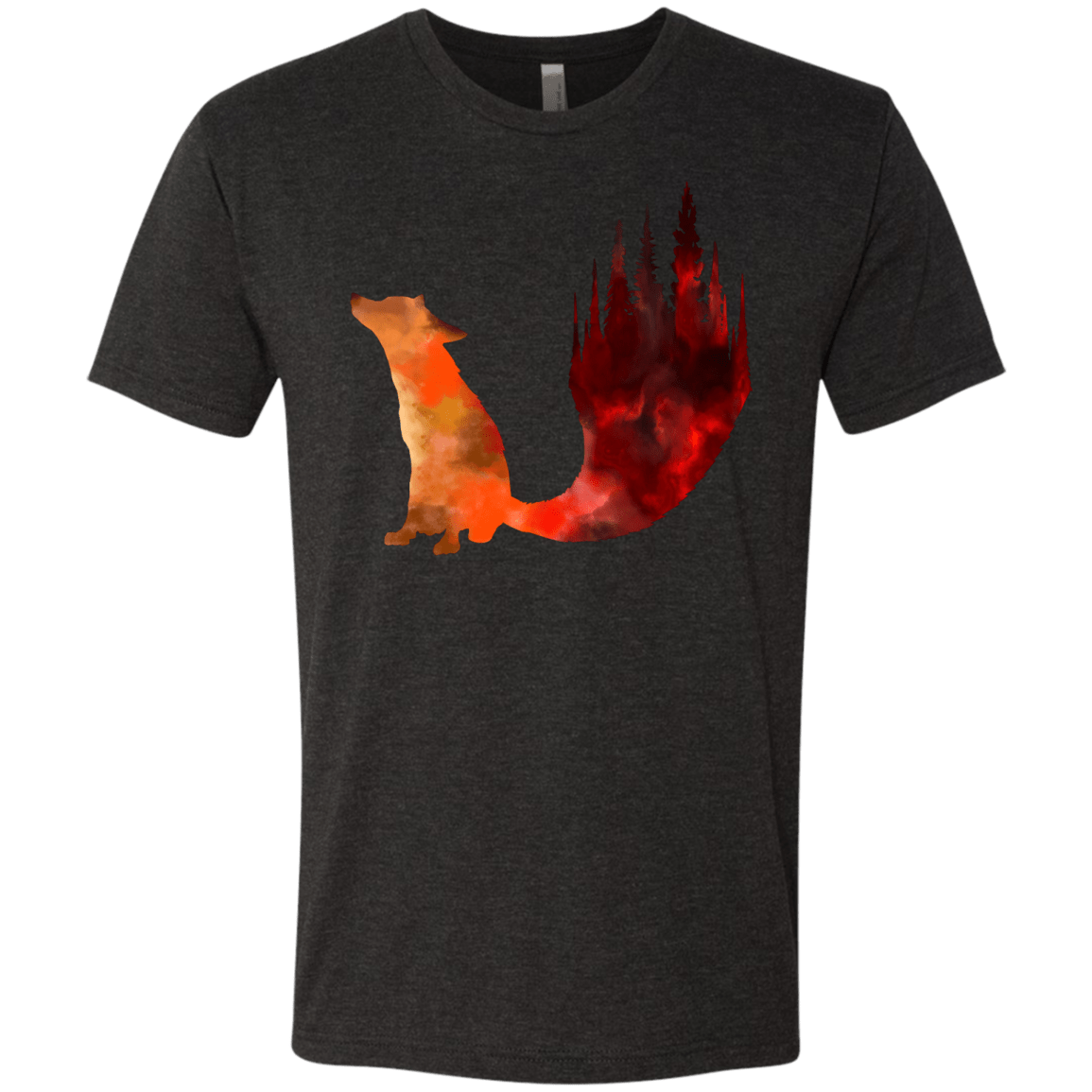 T-Shirts Vintage Black / S Fox Tail Men's Triblend T-Shirt