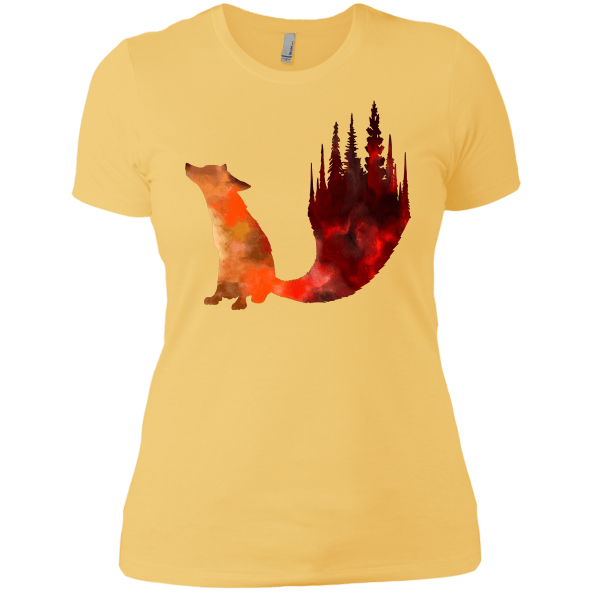 T-Shirts Banana Cream/ / X-Small Fox Tail Women's Premium T-Shirt