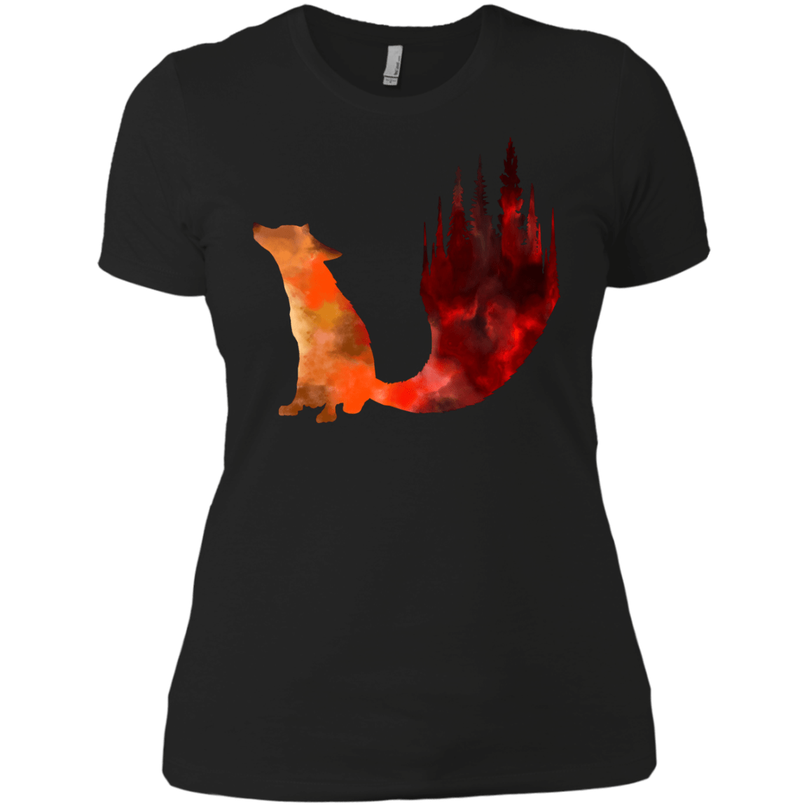 T-Shirts Black / X-Small Fox Tail Women's Premium T-Shirt