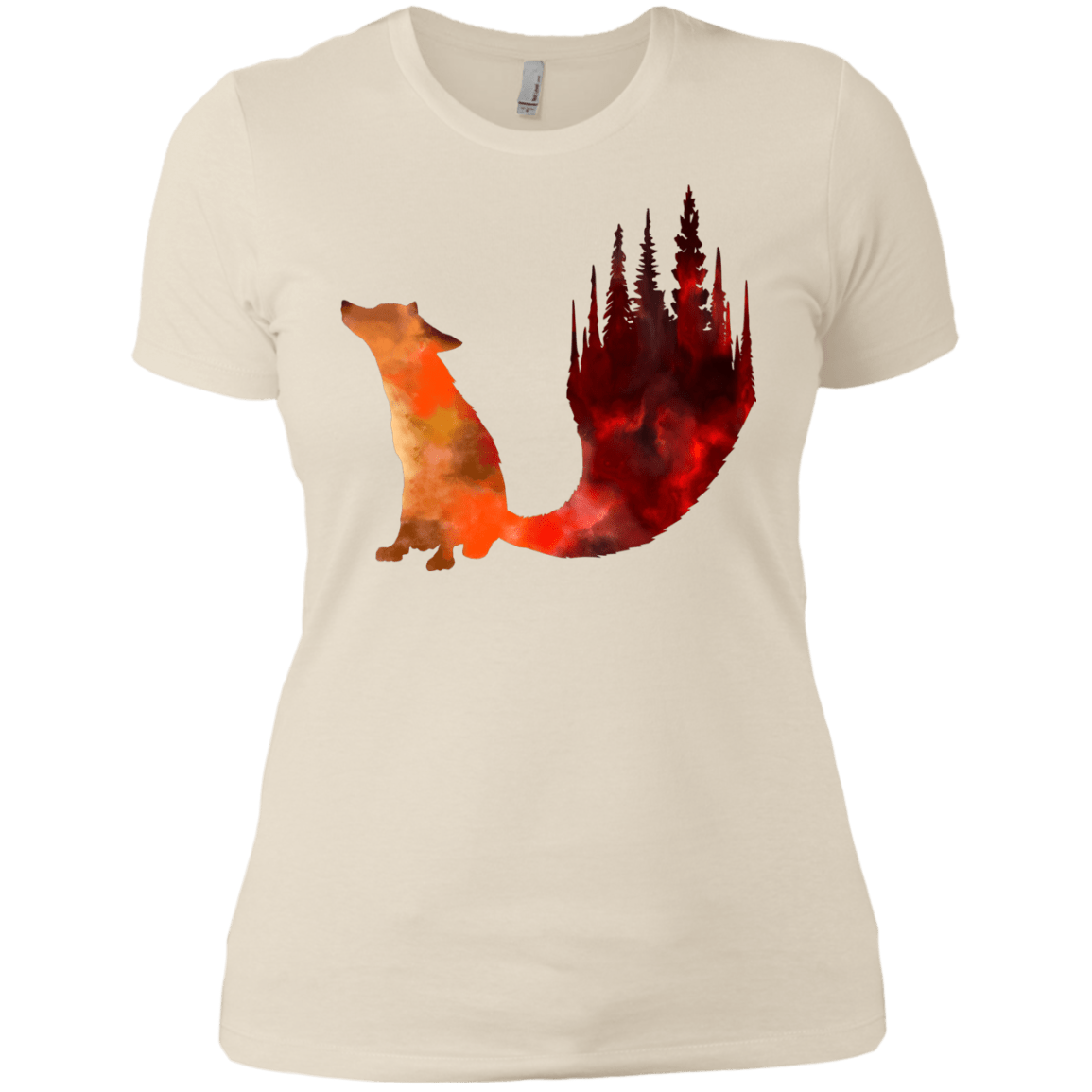 T-Shirts Ivory/ / X-Small Fox Tail Women's Premium T-Shirt