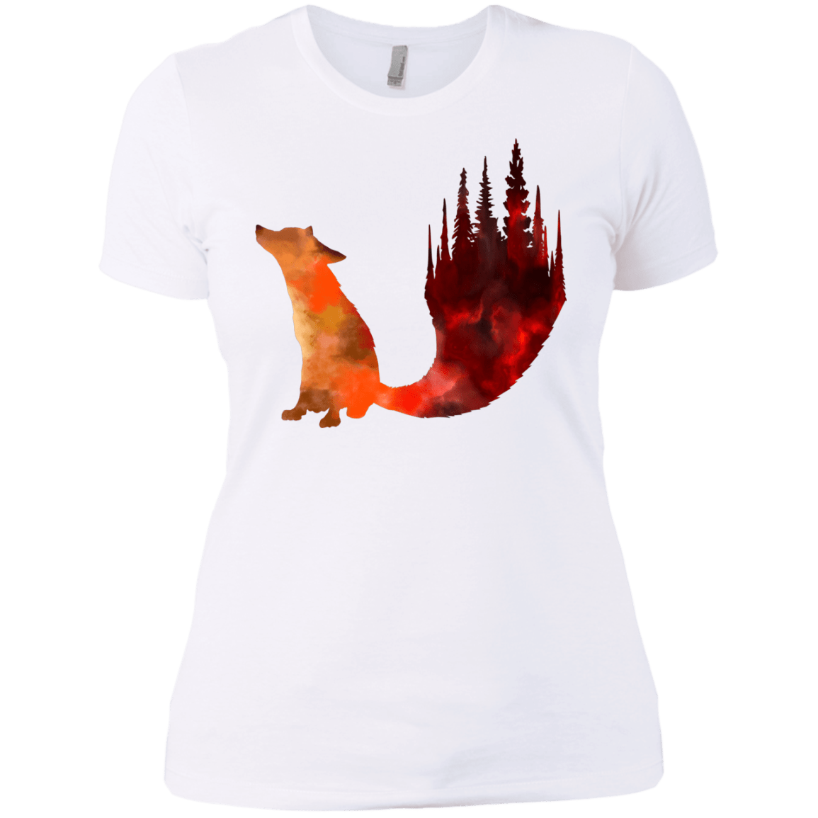 T-Shirts White / X-Small Fox Tail Women's Premium T-Shirt