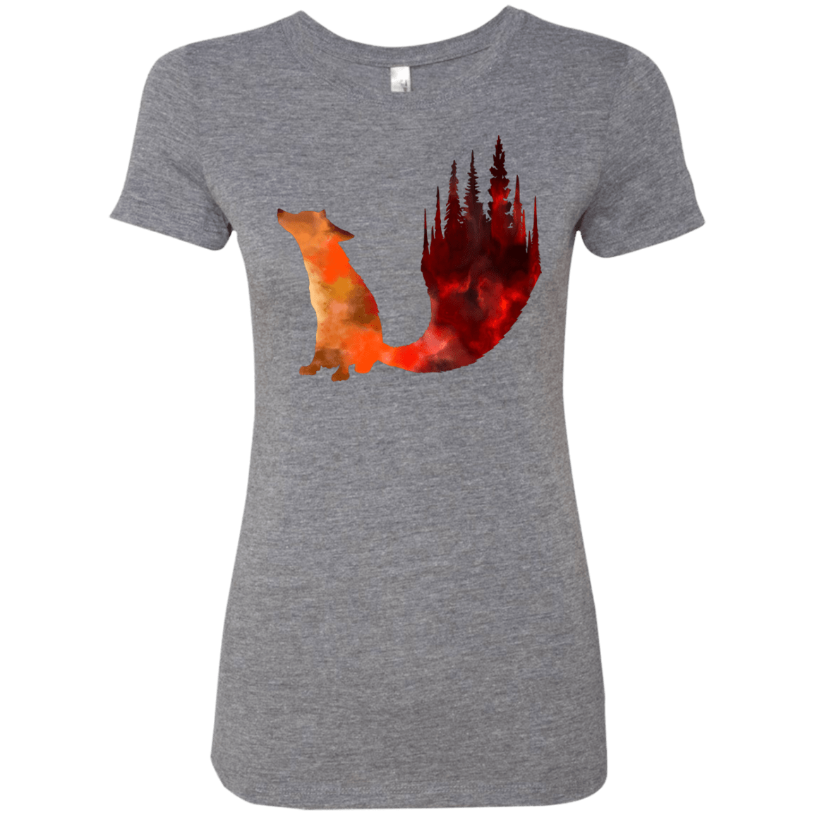 T-Shirts Premium Heather / S Fox Tail Women's Triblend T-Shirt