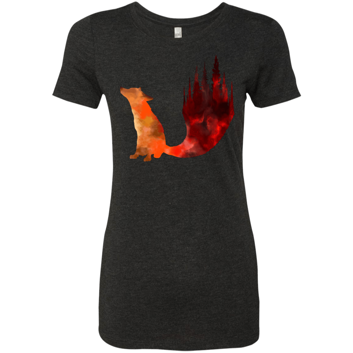 T-Shirts Vintage Black / S Fox Tail Women's Triblend T-Shirt