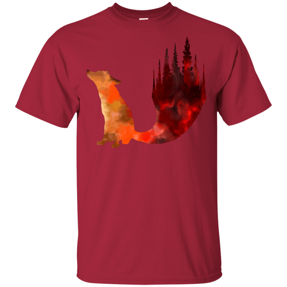 T-Shirts Cardinal / YXS Fox Tail Youth T-Shirt