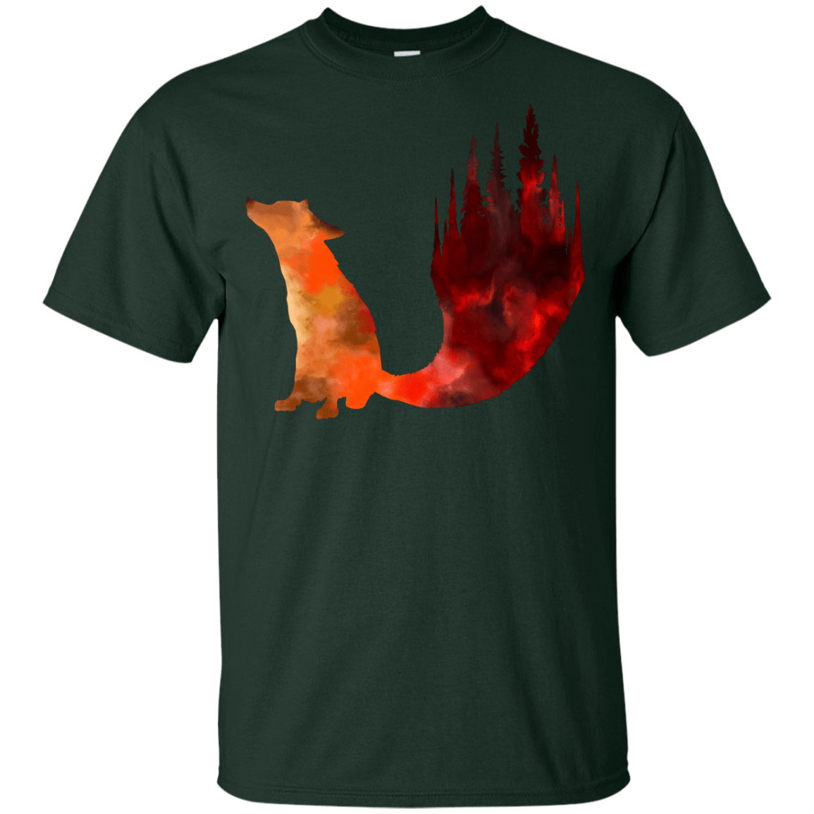 T-Shirts Forest / YXS Fox Tail Youth T-Shirt