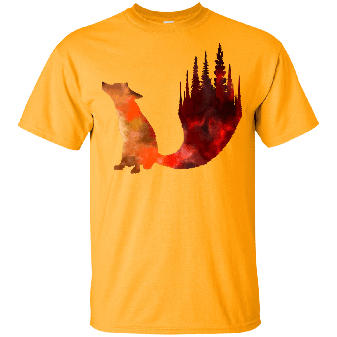T-Shirts Gold / YXS Fox Tail Youth T-Shirt