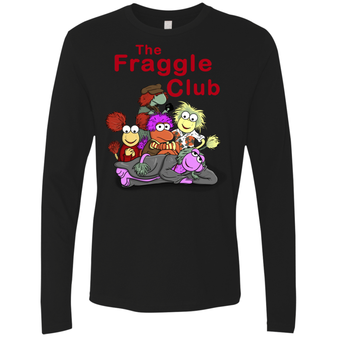 T-Shirts Black / S Fraggle Club Men's Premium Long Sleeve