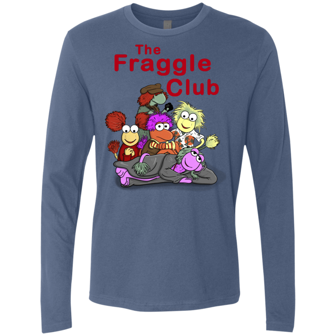 T-Shirts Indigo / S Fraggle Club Men's Premium Long Sleeve