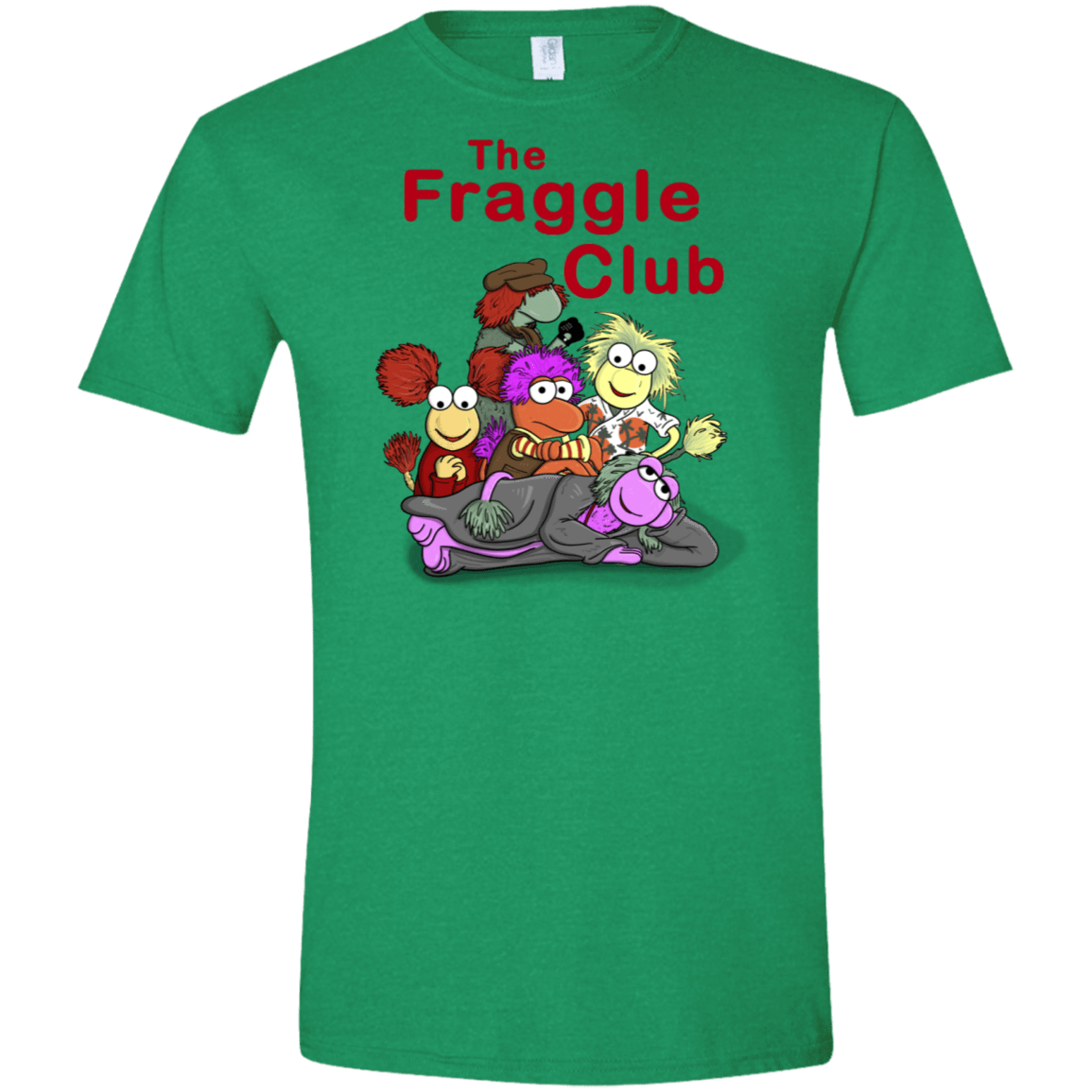 T-Shirts Heather Irish Green / S Fraggle Club Men's Semi-Fitted Softstyle