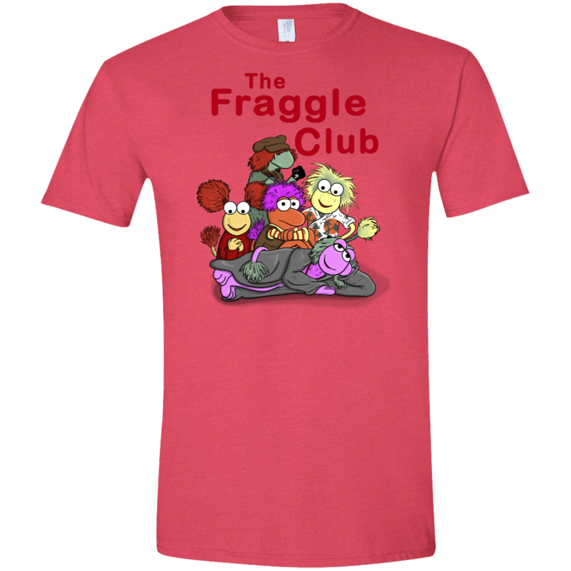 T-Shirts Heather Red / S Fraggle Club Men's Semi-Fitted Softstyle