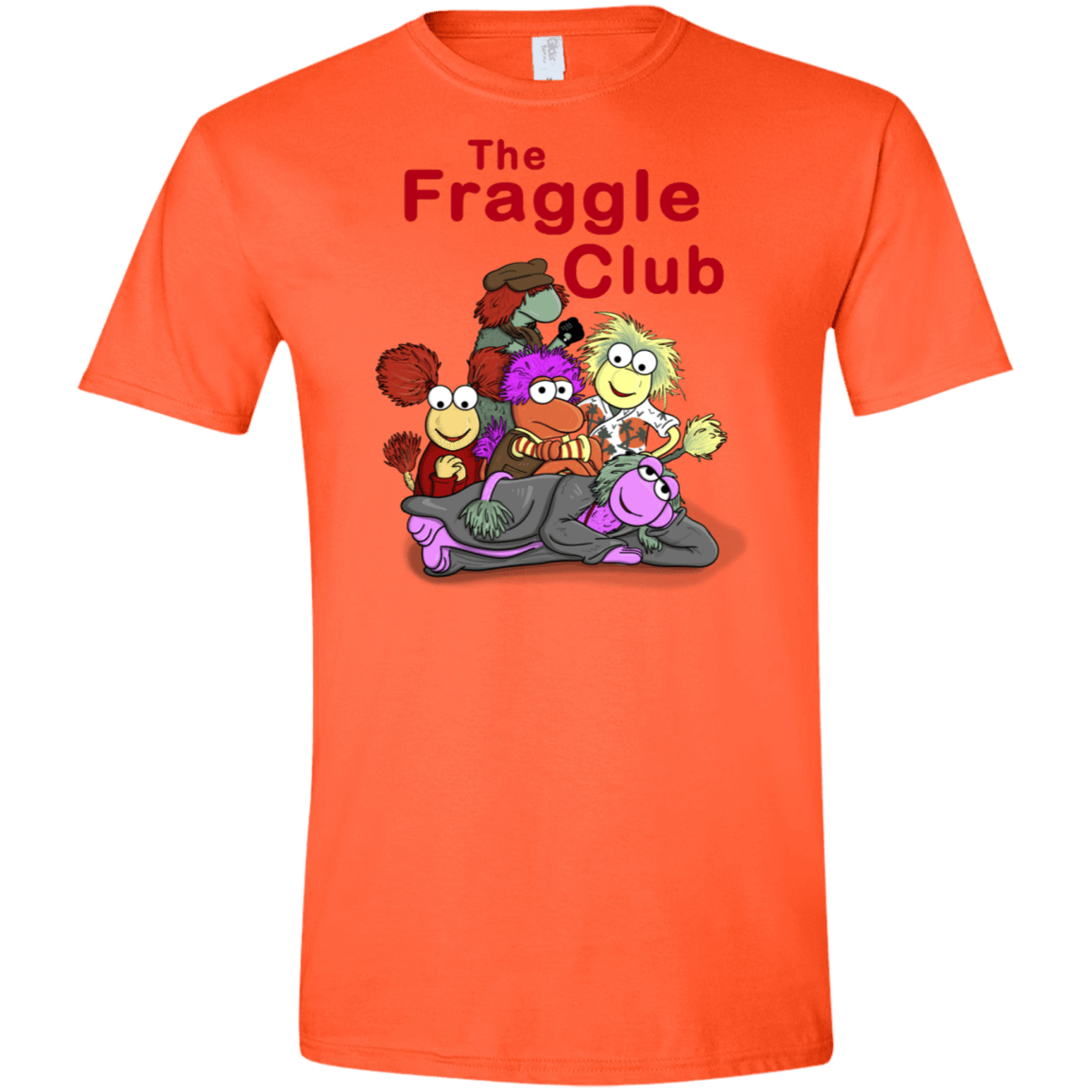 T-Shirts Orange / S Fraggle Club Men's Semi-Fitted Softstyle