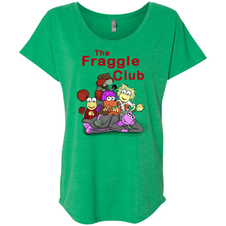 T-Shirts Envy / X-Small Fraggle Club Triblend Dolman Sleeve