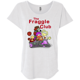 T-Shirts Heather White / X-Small Fraggle Club Triblend Dolman Sleeve