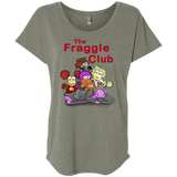 T-Shirts Venetian Grey / X-Small Fraggle Club Triblend Dolman Sleeve