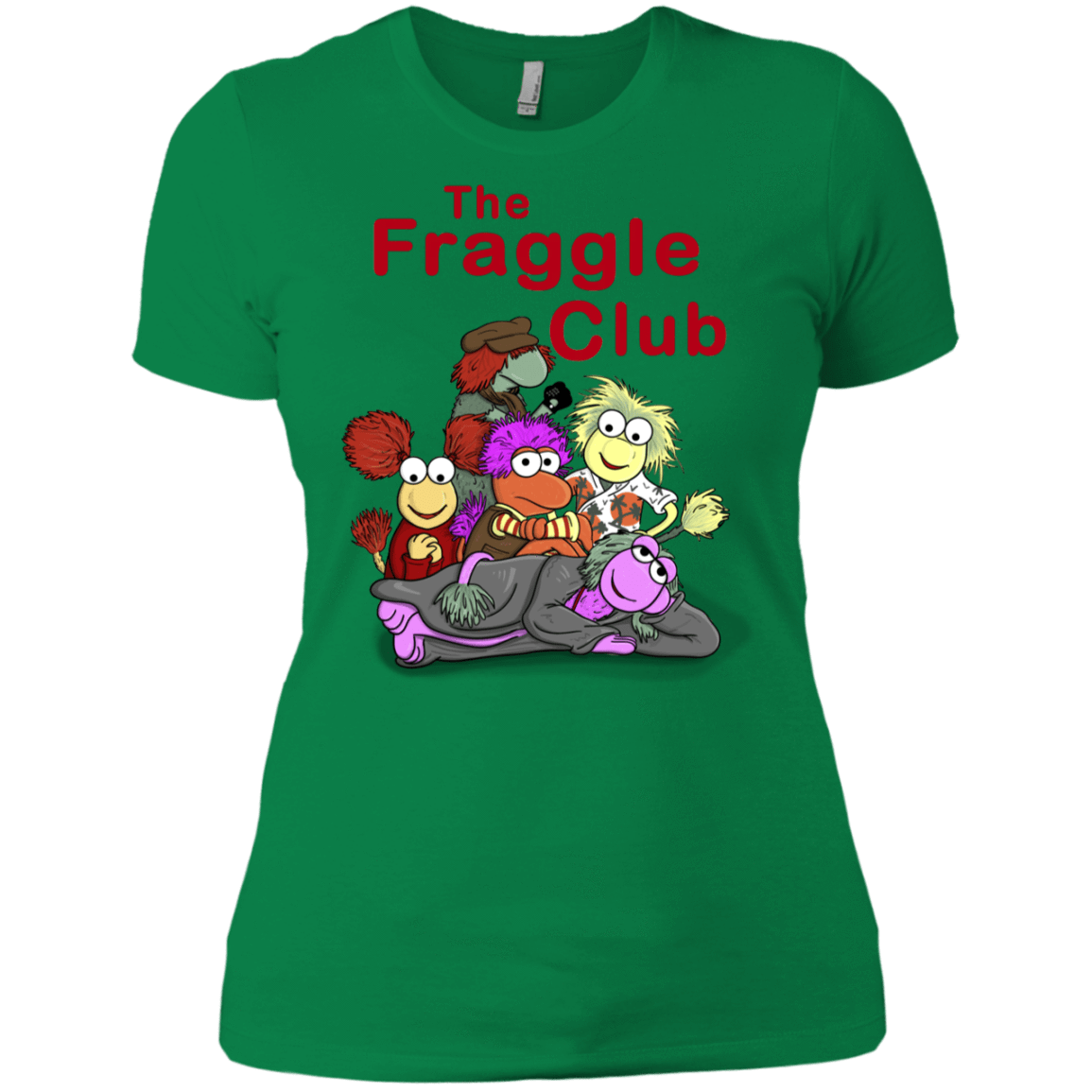 T-Shirts Kelly Green / X-Small Fraggle Club Women's Premium T-Shirt