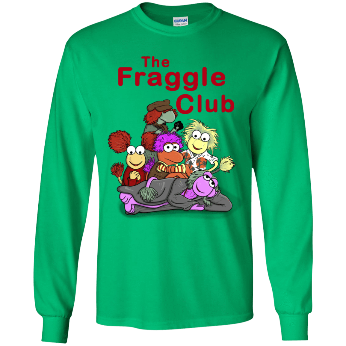 T-Shirts Irish Green / YS Fraggle Club Youth Long Sleeve T-Shirt
