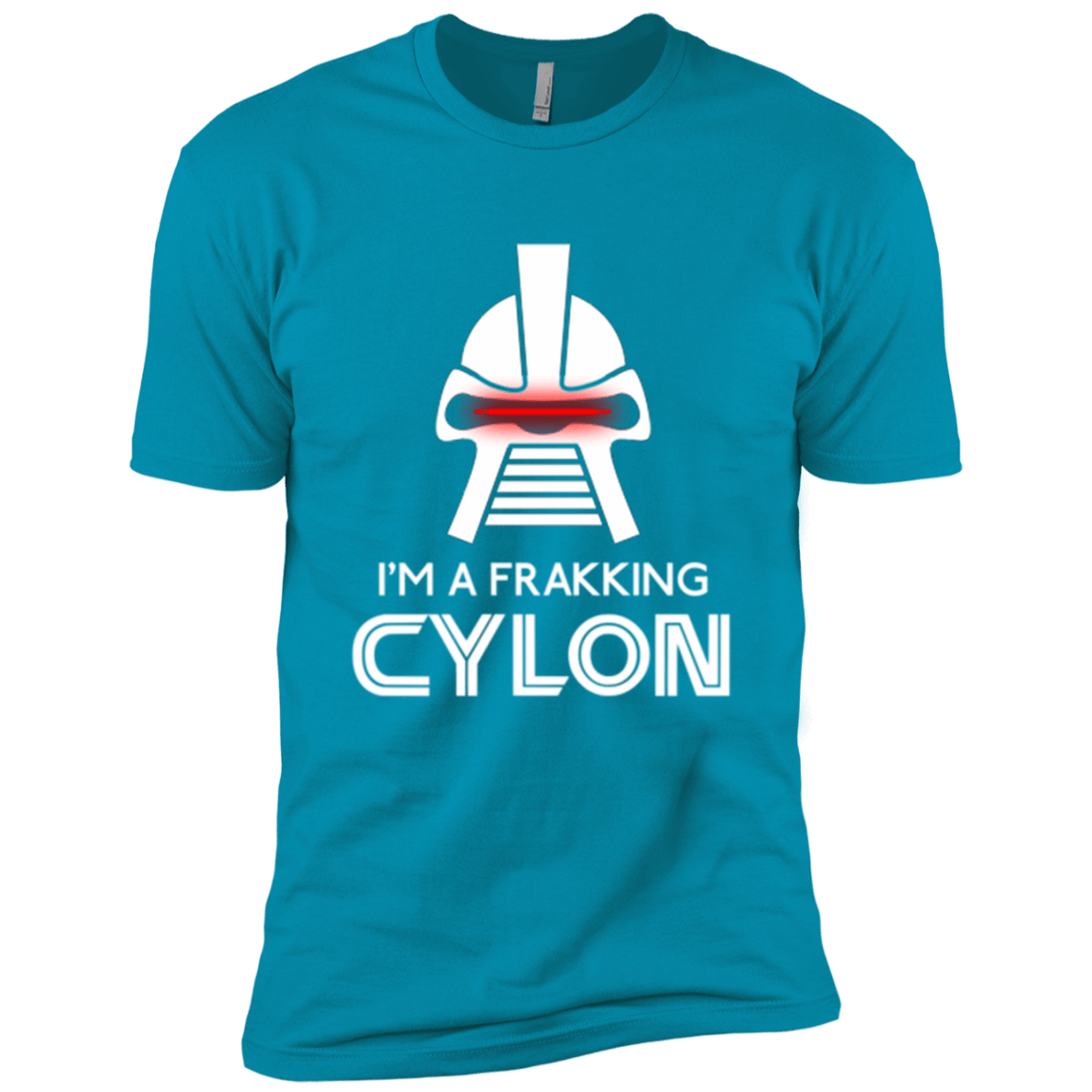 T-Shirts Turquoise / YXS Frakking cylon Boys Premium T-Shirt