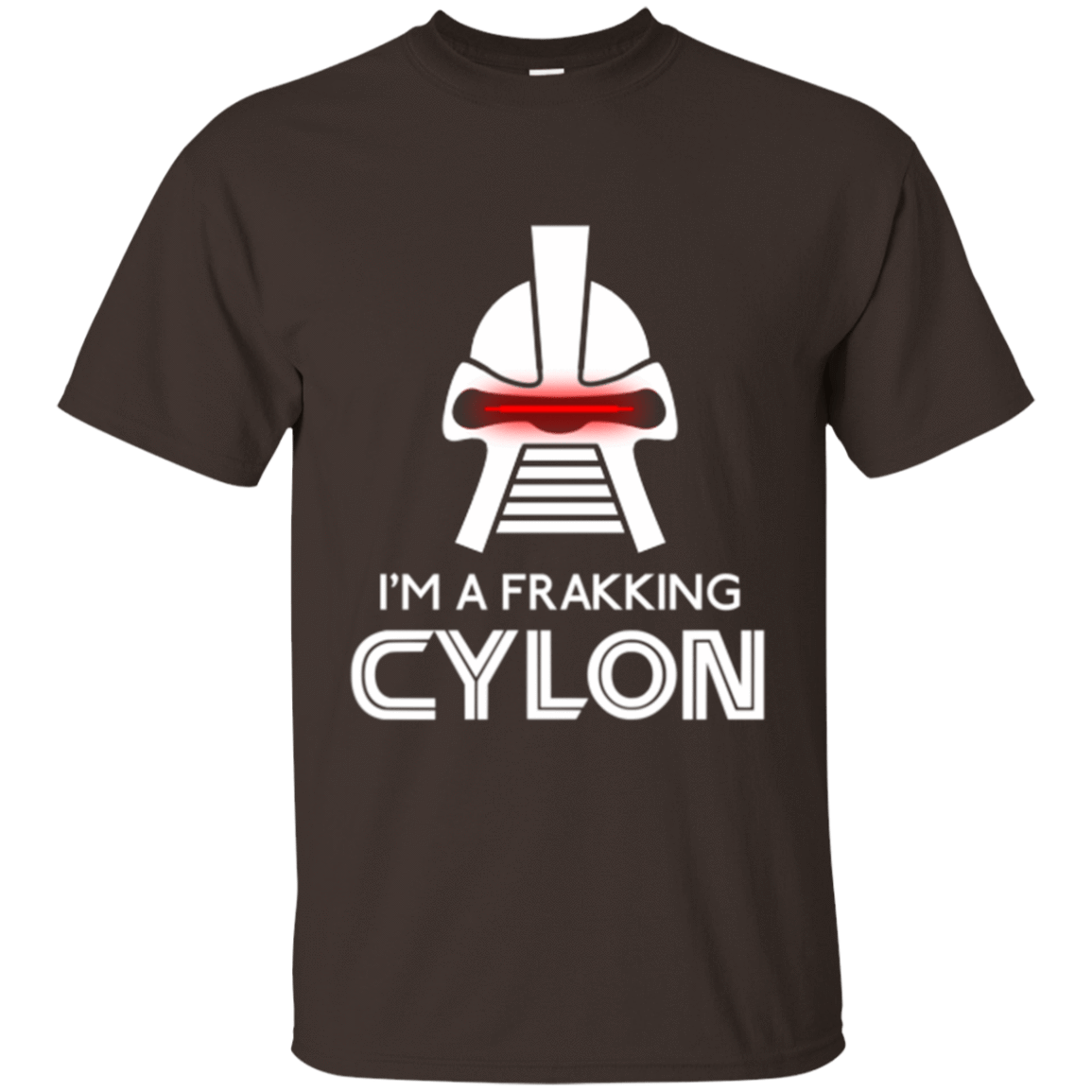 T-Shirts Dark Chocolate / Small Frakking cylon T-Shirt