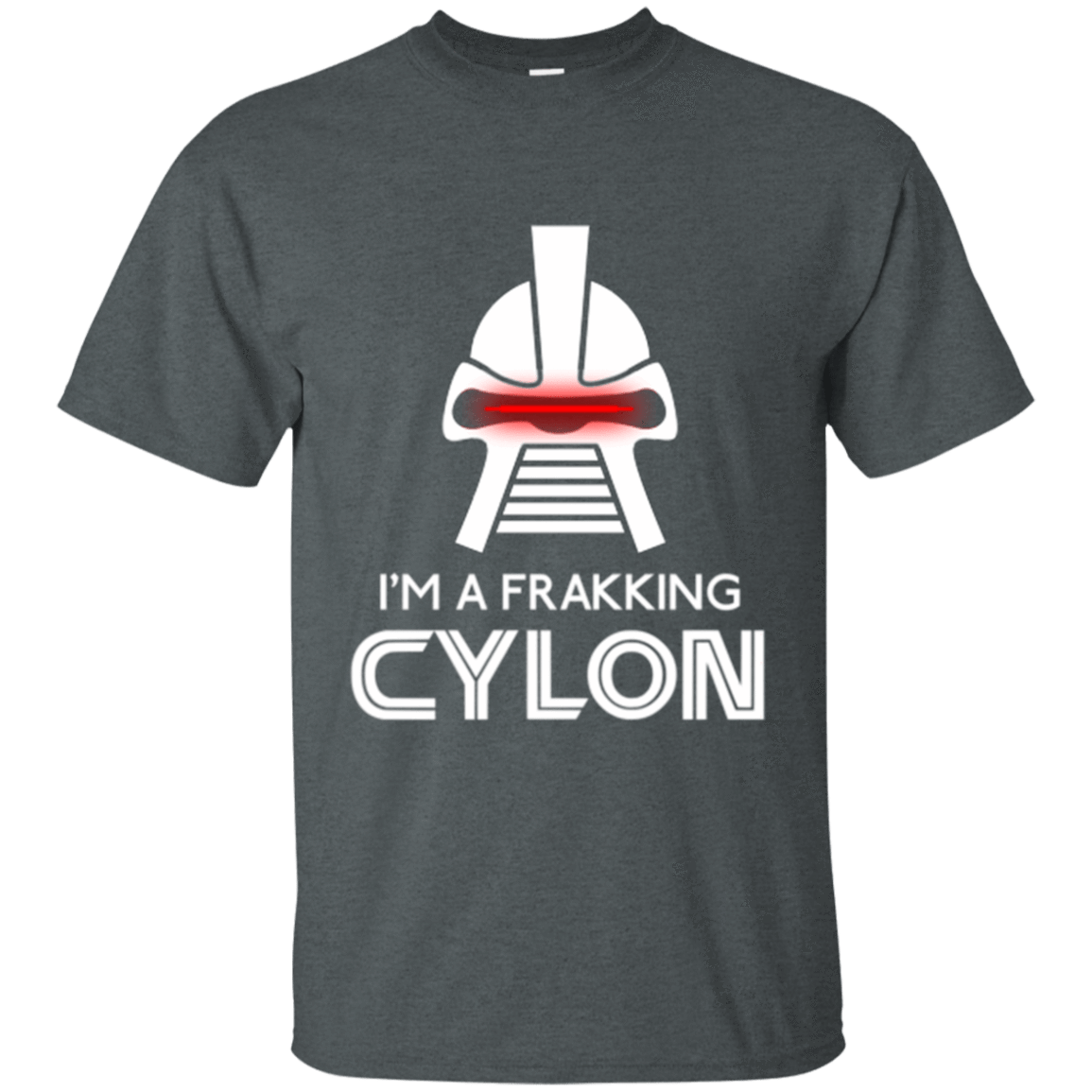 T-Shirts Dark Heather / Small Frakking cylon T-Shirt