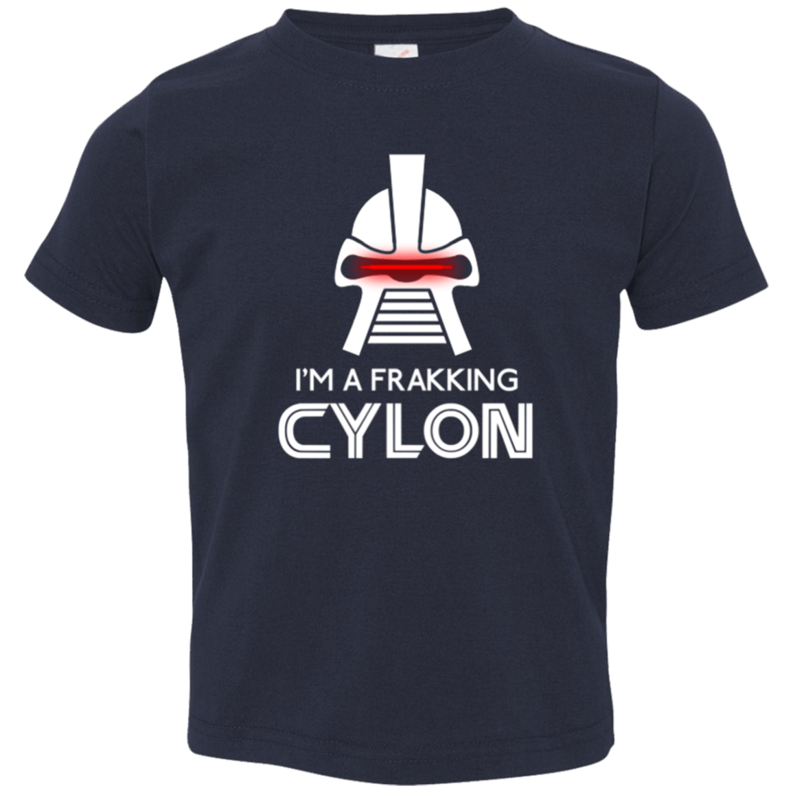 T-Shirts Navy / 2T Frakking cylon Toddler Premium T-Shirt