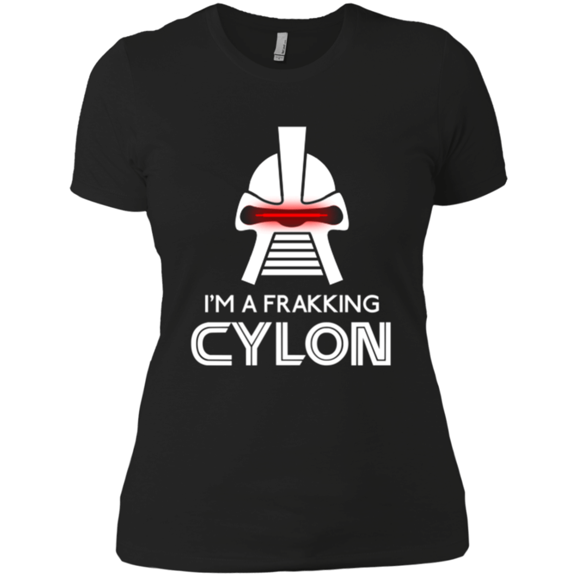 T-Shirts Black / X-Small Frakking cylon Women's Premium T-Shirt