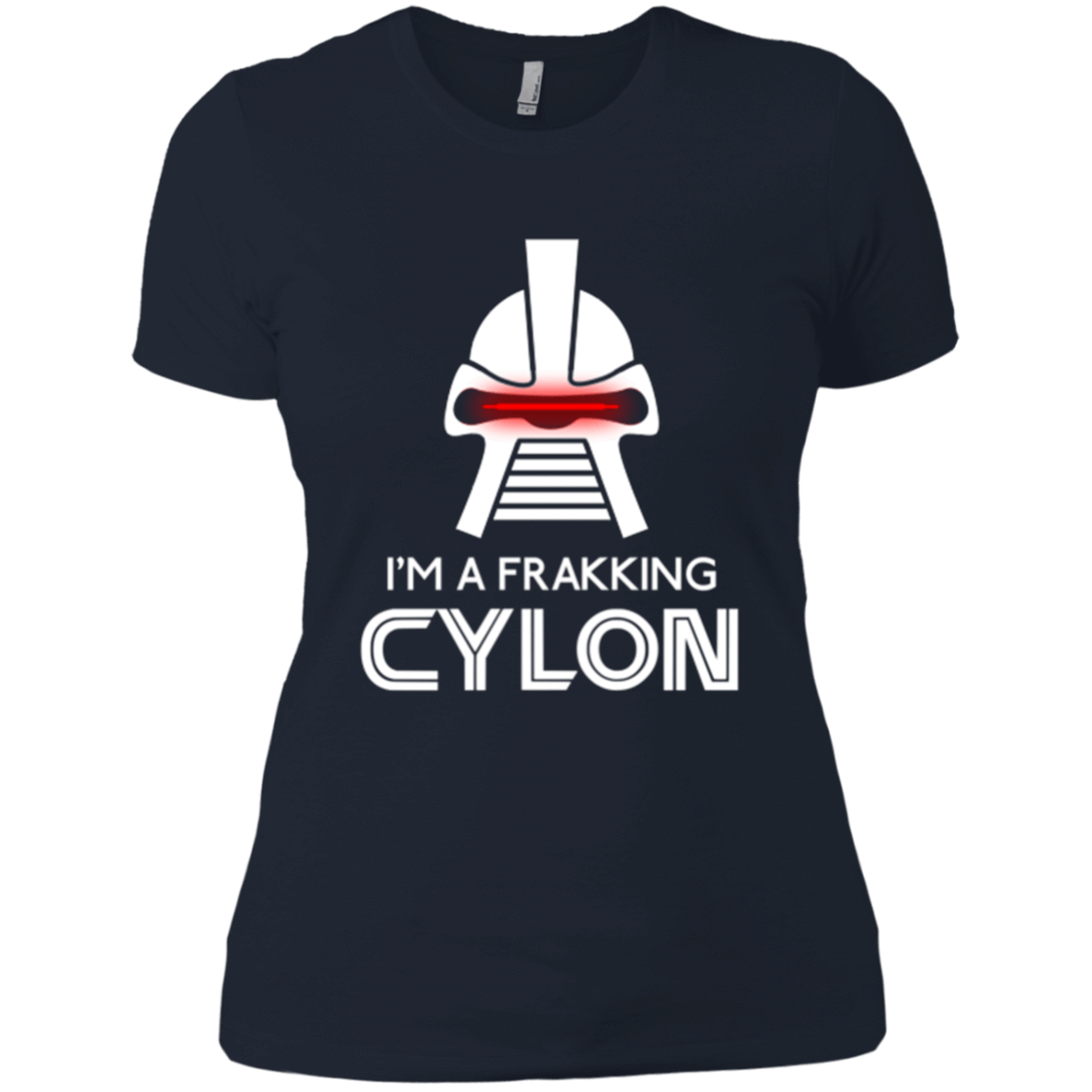 T-Shirts Midnight Navy / X-Small Frakking cylon Women's Premium T-Shirt