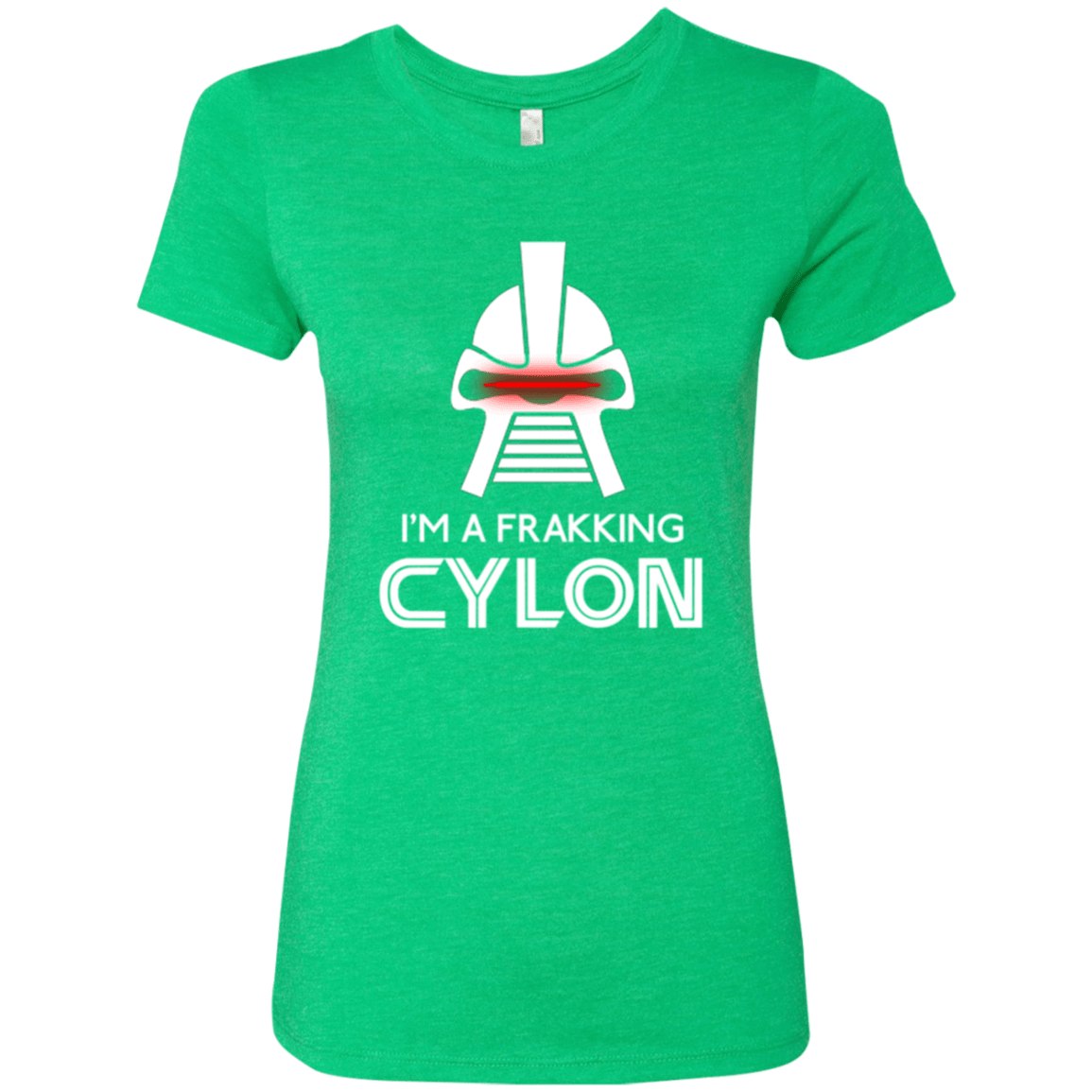 T-Shirts Envy / Small Frakking cylon Women's Triblend T-Shirt