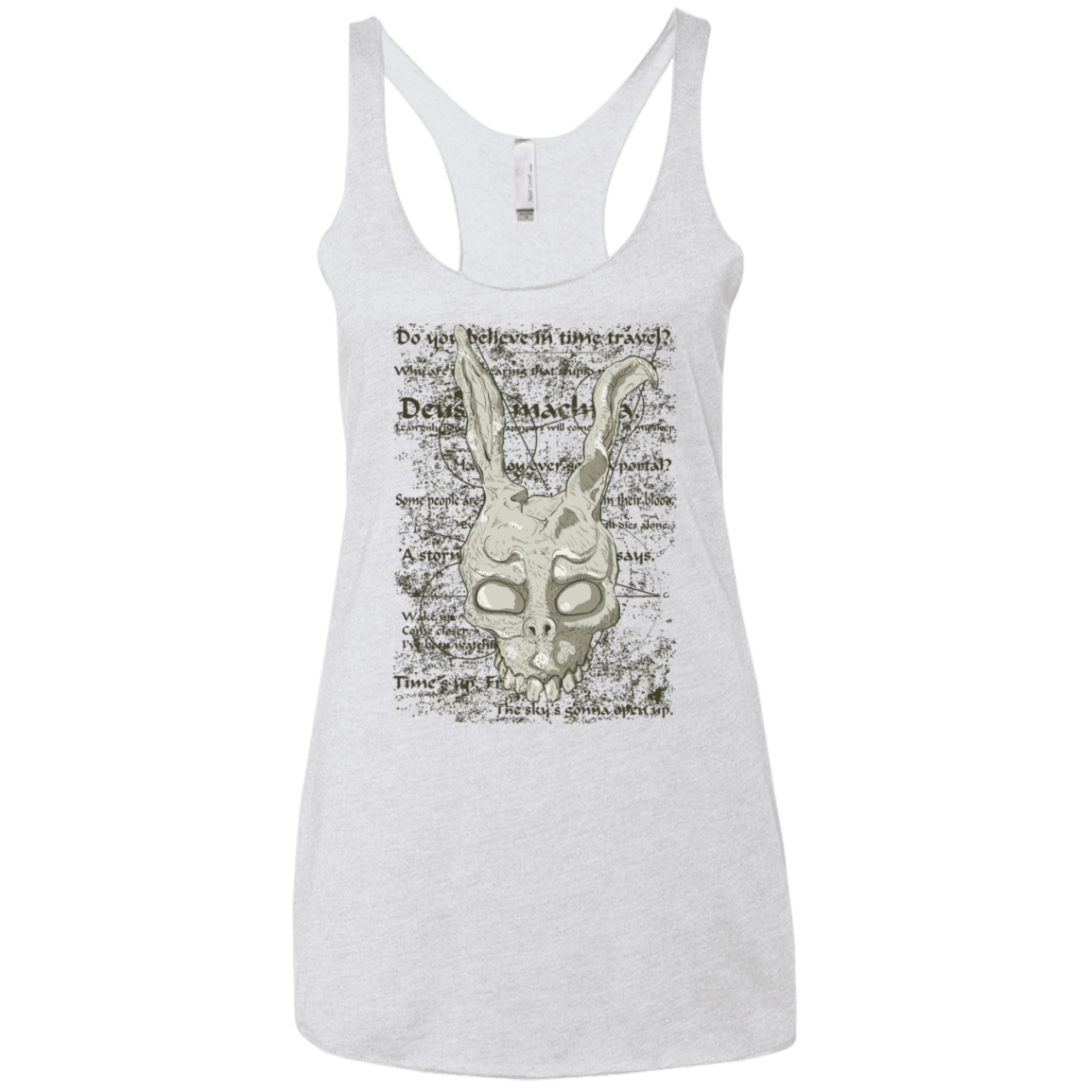 T-Shirts Heather White / X-Small Frank's Legacy Women's Triblend Racerback Tank
