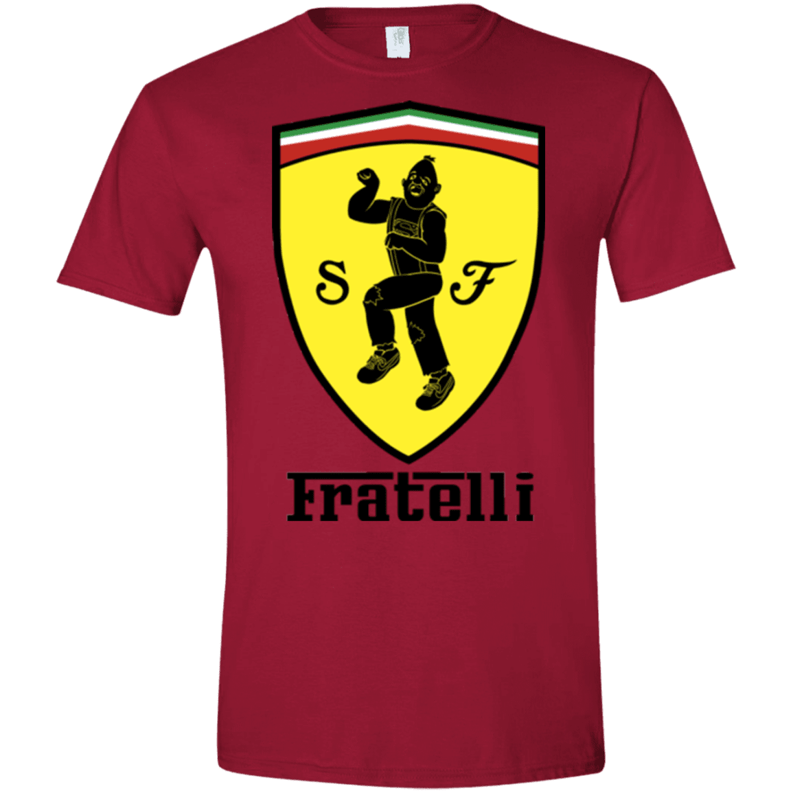 T-Shirts Cardinal Red / S Fratelli Men's Semi-Fitted Softstyle